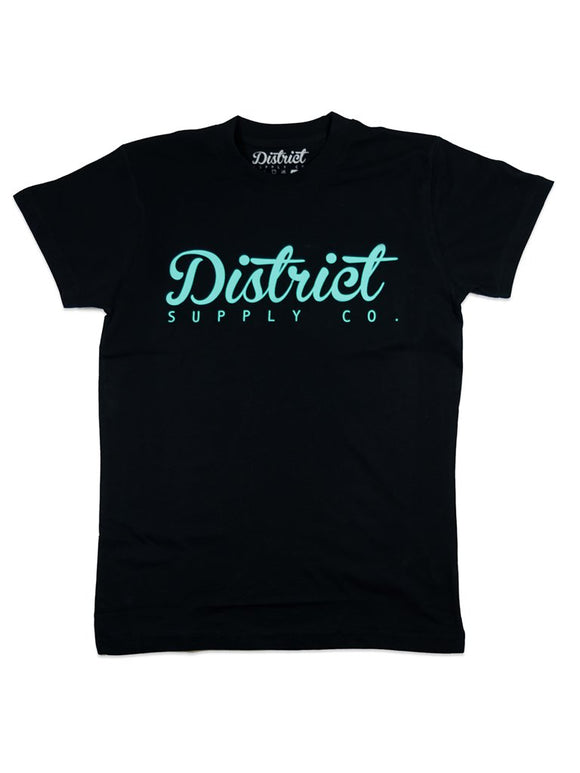 District Script Black T-Shirt