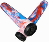 SCT USA Twisted Scooter Bar Grips High Rebound Rubber Bar Ends -Soft - 160 mm Long